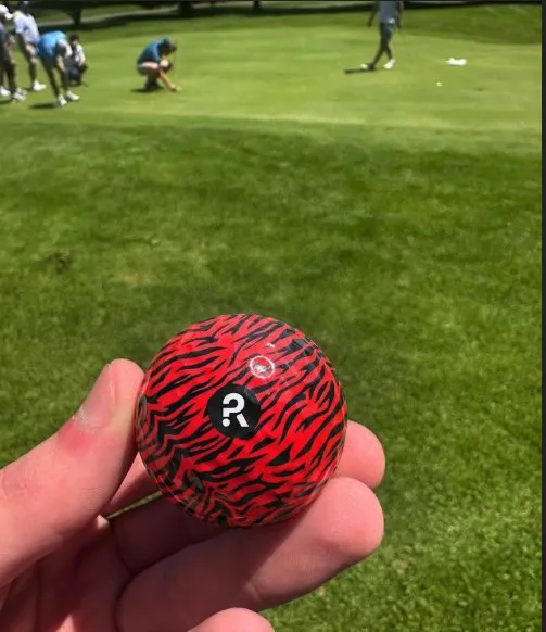 RareShot Red Tiger Stripe on the course, Daytona Beach FL