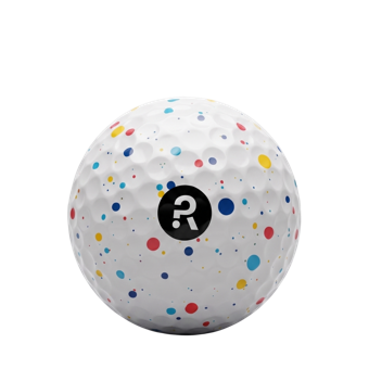 Color Burst Speckle — RareShot BASE golf ball