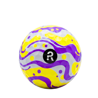 Solar Swirl — RareShot UNCOMMON golf ball