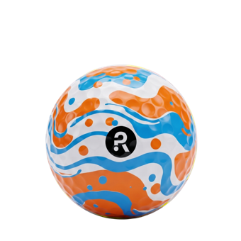 Sunset Swirl — RareShot UNCOMMON golf ball